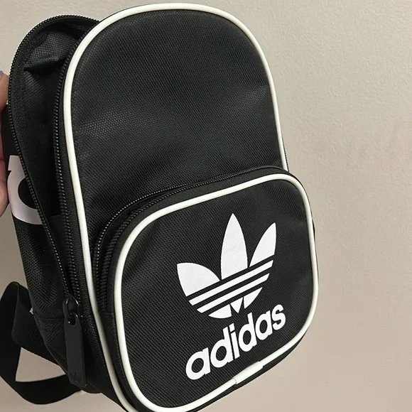 Adidas Adjustable Two Pouch Mini Backpack - Picture 7 of 8